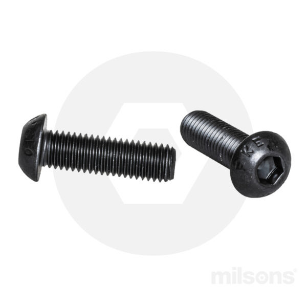 Button Head Socket Screw Black