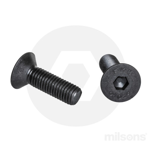 Flat Head Socket Screw Black