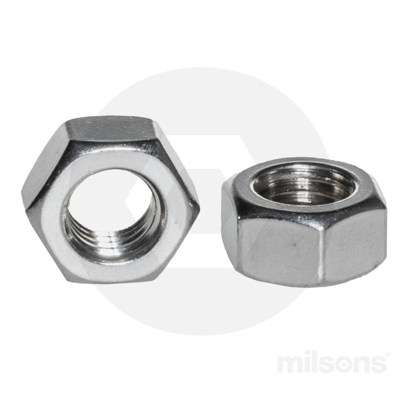 Hex Nut Ss304 M8 Milsons